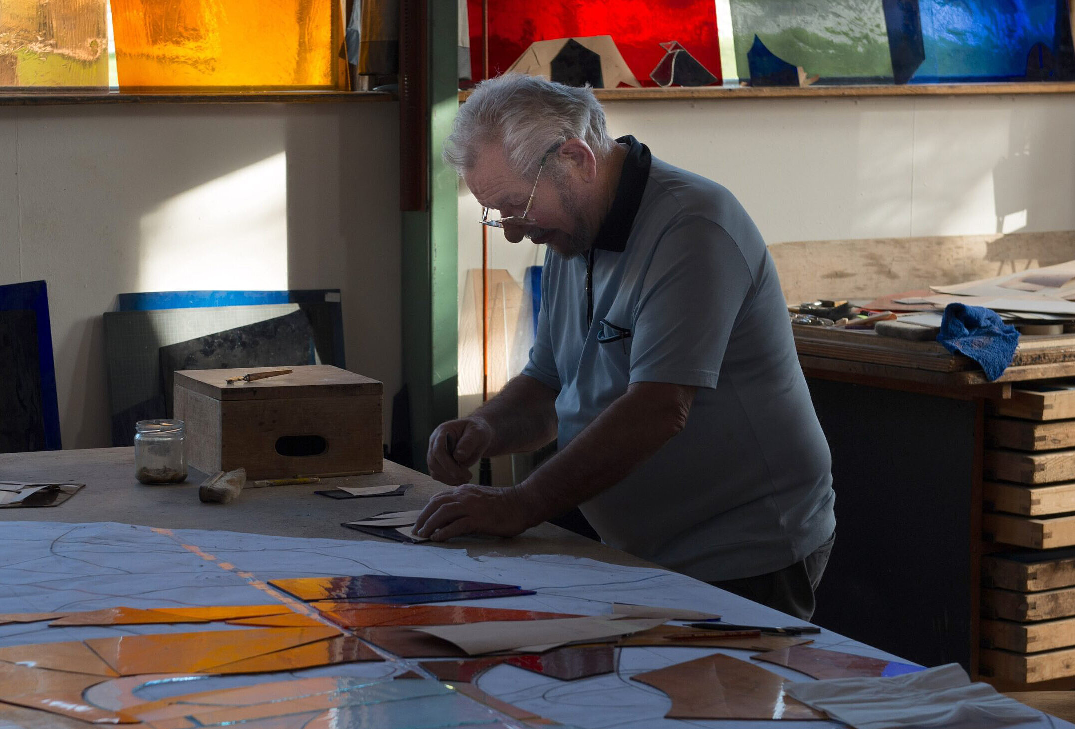 Glasmaler Ausstellung Vitromusée Romont