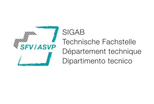 Logo SIGAB Technische Fachstelle für Glas am Bau SFV Schweizerischer Flachglasverband