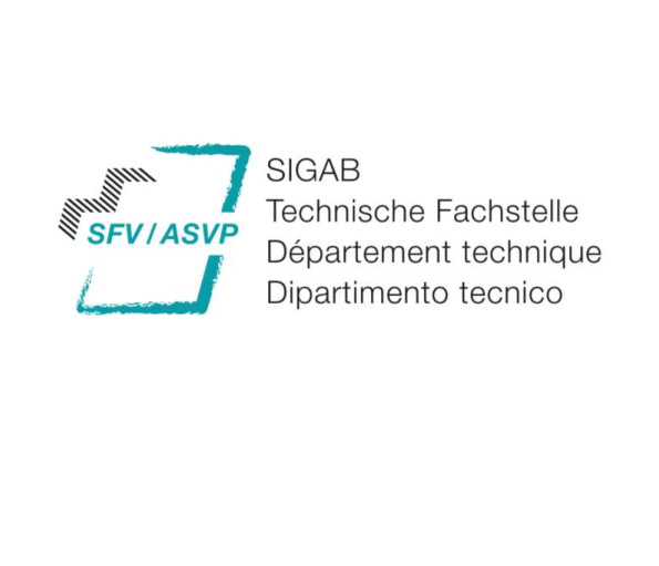 Logo SIGAB Technische Fachstelle für Glas am Bau SFV Schweizerischer Flachglasverband